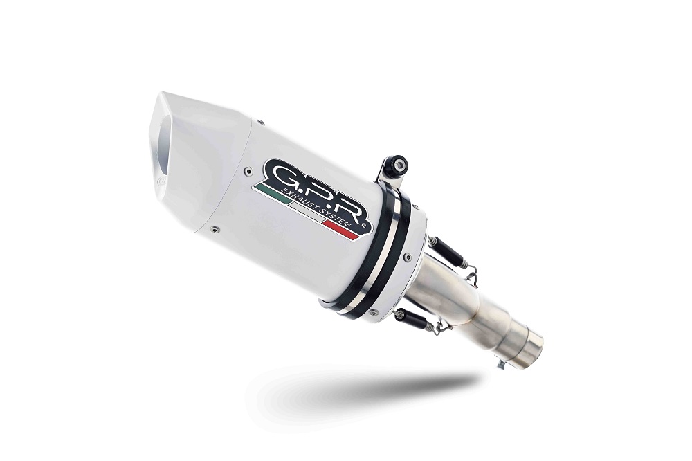 Slip-on exhaust GPR ALBUS EVO4 KT.209.3ALBE5 White glossy