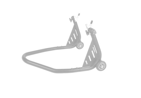 Rear Disassembled Stand ACCOSSATO AV001 in aluminium with “L”-shaped bracket