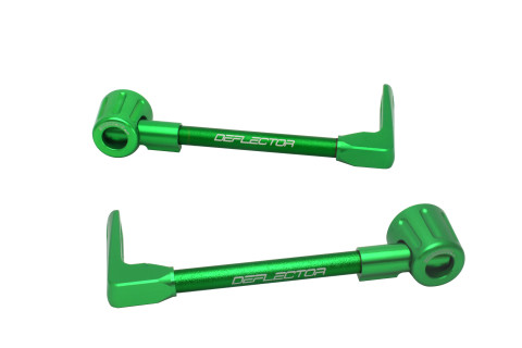 Lever guard ACCOSSATO DE003 with green hose and joint right + left , aluminium