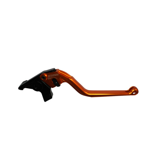 Brake lever ACCOSSATO EDF044 fixed CNC-worked aluminium, orange
