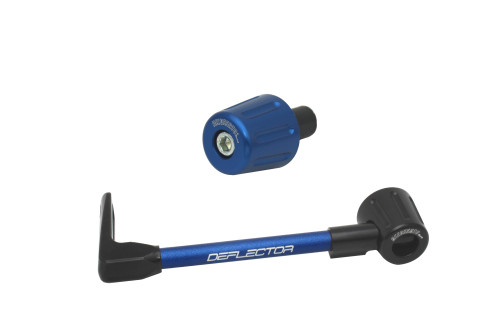 Lever guard in aluminium + right end ACCOSSATO DE005 with blue hose and joint left