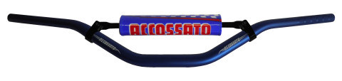 Handlebar ACCOSSATO aluminium, 28.5 mm plavi