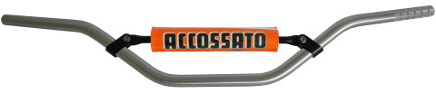 Handlebar ACCOSSATO aluminium, 22 mm silver