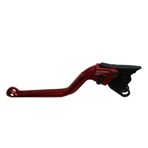 Clutch Lever ACCOSSATO ESC080 fixed CNC-worked aluminium, red