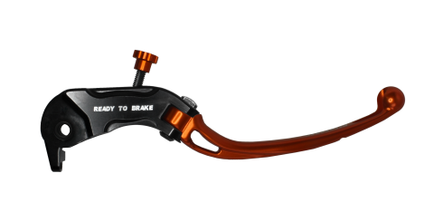 Brake lever ACCOSSATO aluminium, master cylinder orange