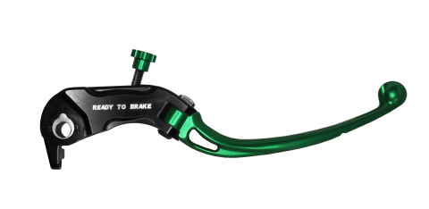 Brake lever ACCOSSATO aluminium, master cylinder green