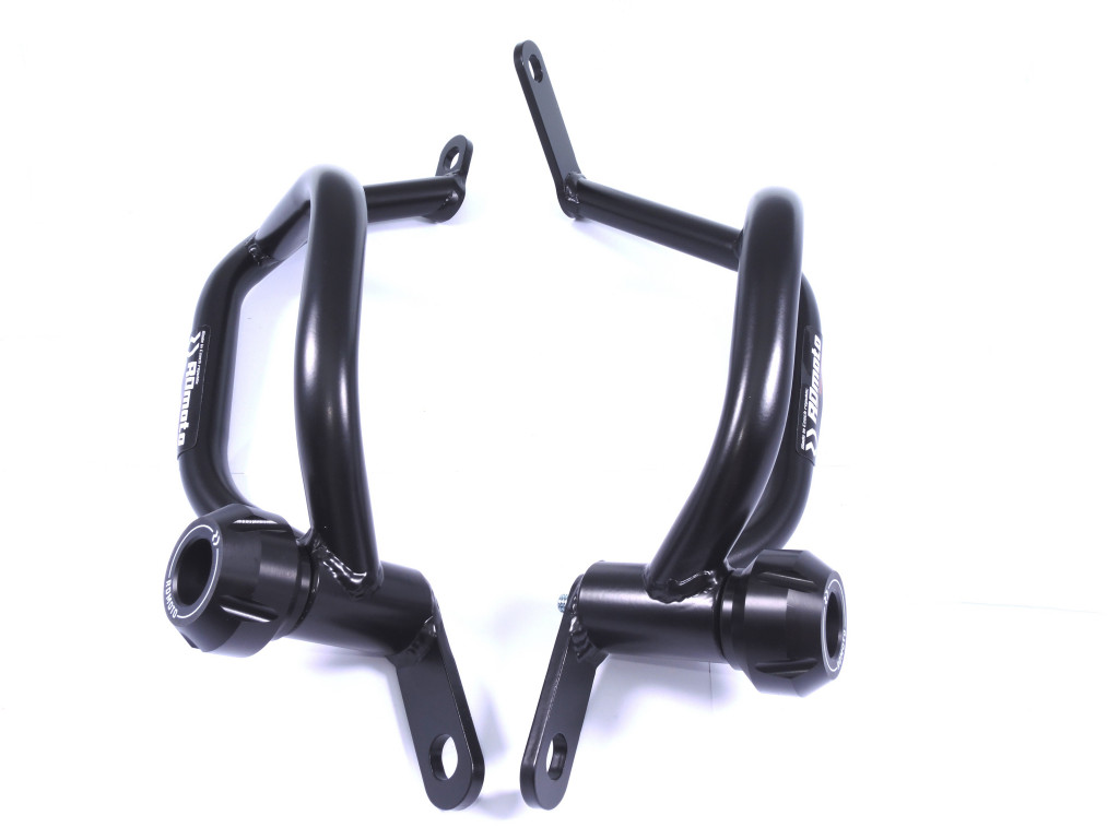 Engine guards RDMOTO CF142KDPH01 matt black for HONDA CB 650 F / FA 2014-2019
