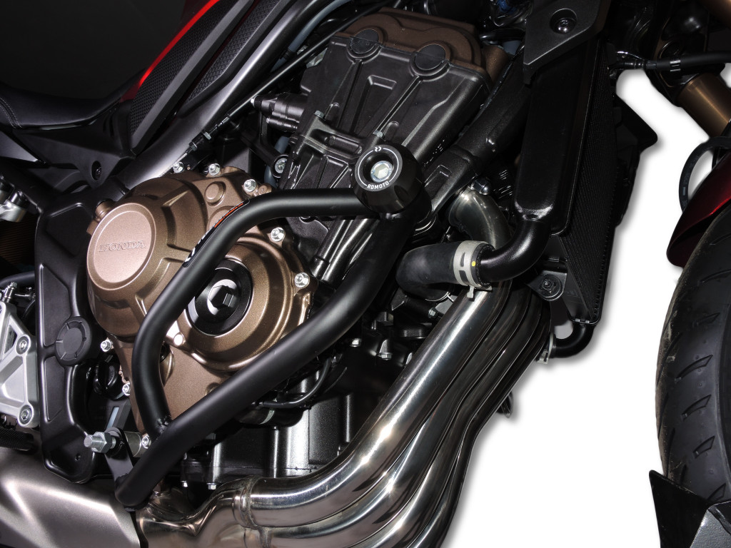 Engine guards RDMOTO CF144KDPH01 matt black for HONDA CB 650 R 2019-2023