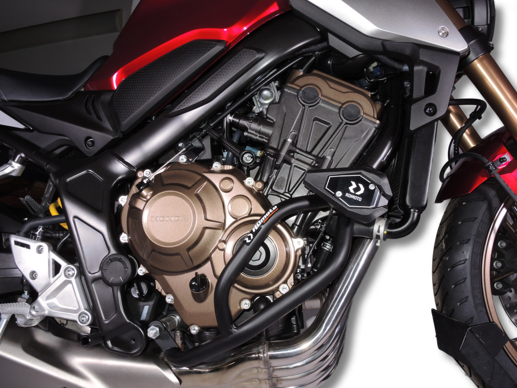 Engine guards RDMOTO CF144KDSL01K matt black for HONDA CB 650 R 2019-2023