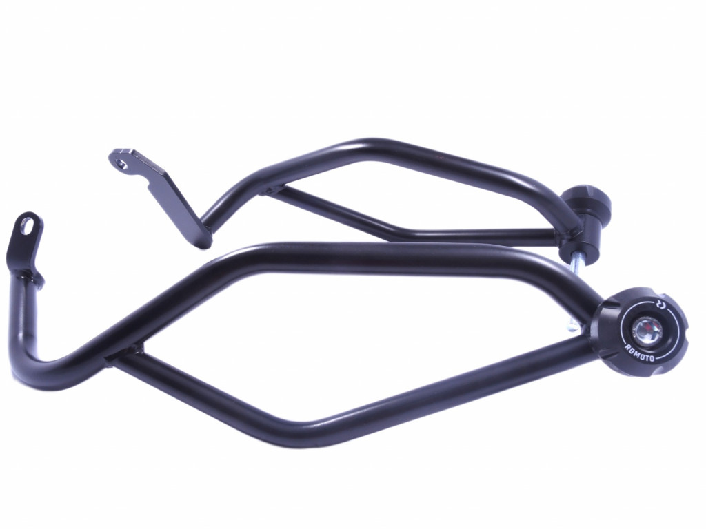 Engine guards RDMOTO CF58KD matt black for YAMAHA MT-07 700 2014-2023, YAMAHA XSR 700 2014-2023