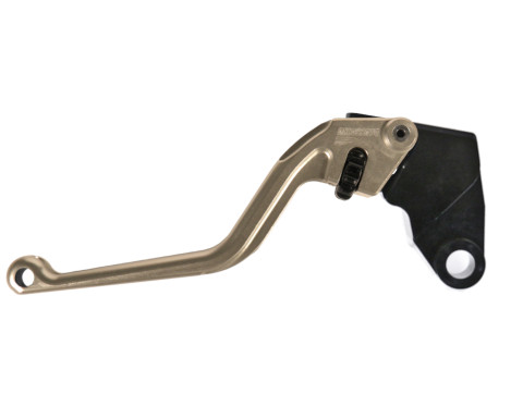 Clutch Lever ACCOSSATO ESK828 fixed CNC-worked aluminium, silver