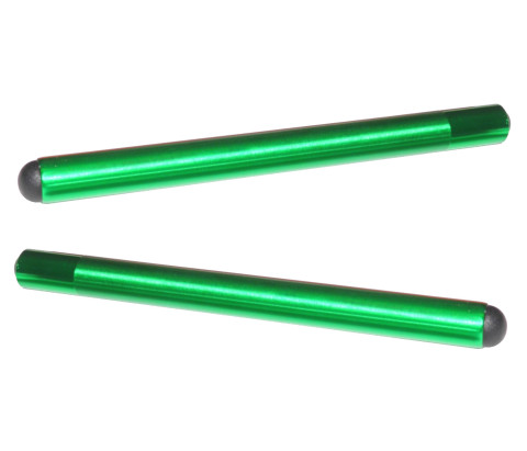 Clip-ons ACCOSSATO TB002 aluminium, 250mm with caps, Green
