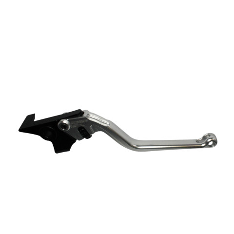 Brake lever ACCOSSATO EDF016 fixed CNC-worked aluminium, silver