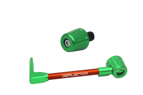 Lever guard in aluminium + right end ACCOSSATO DE005 with orange hose and joint left