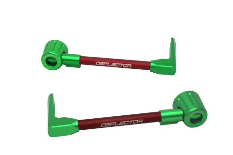 Lever guard ACCOSSATO DE003 with red hose and joint right + left , aluminium