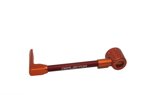 Lever guard ACCOSSATO DE002 with red hose and joint left, aluminium