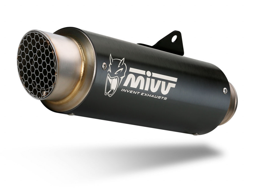 Silencer MIVV GP PRO D.041.LXBP Steel black for DUCATI Monster 1200 / S 2017-2021, DUCATI Monster 821 2018-2020