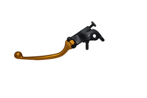 Adjustable folding lever ACCOSSATO LV015 in aluminium for original clutch master cylinders zlato