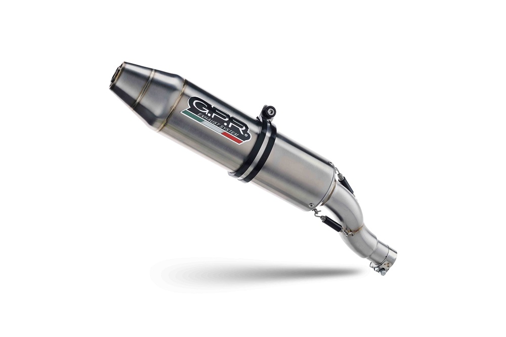 Slip-on exhaust GPR SATINOX ATV PO.5.3.SATATV Brushed Stainless steel