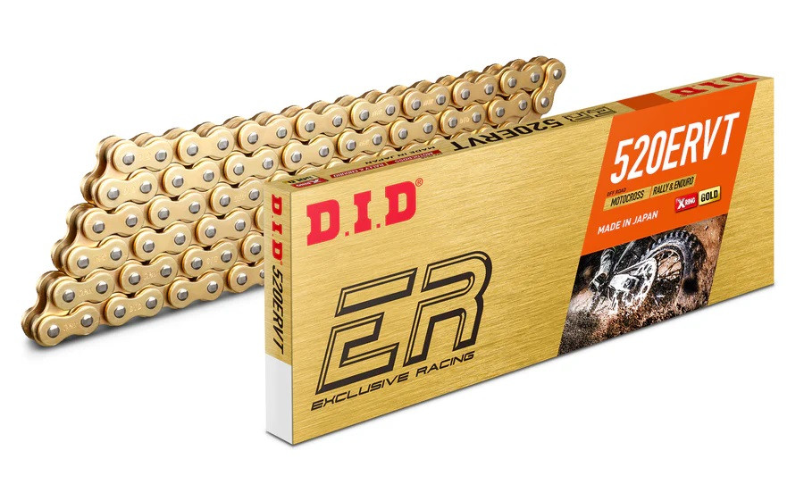 Enduro racing chain D.I.D Chain 520ERVT 1920 L Gold/Gold
