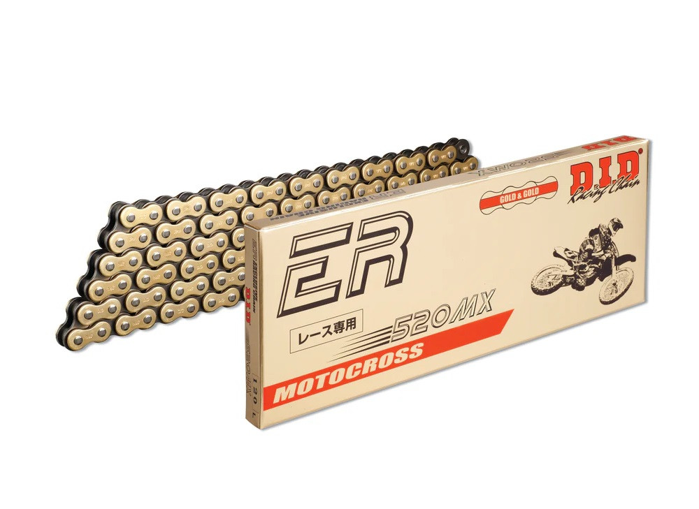 Racing lanac D.I.D Chain 520MX 120 L Gold/Black