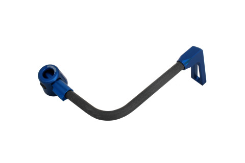 Lever guard ACCOSSATO DE006 with black hose and joint right, carbon