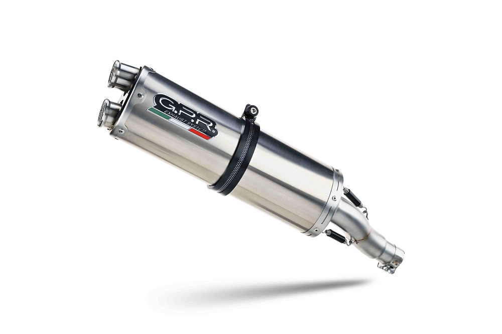 Slip-on exhaust GPR DUAL INOX BMW.66.DUAL.IO Matte Inox