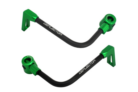 Lever guard ACCOSSATO DE003 with black hose and joint right + left , aluminium