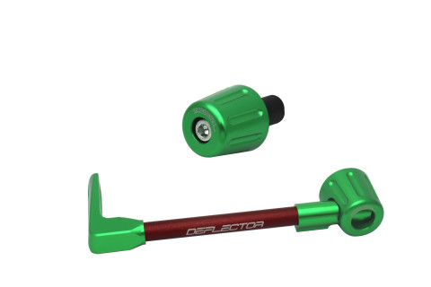Lever guard in aluminium + right end ACCOSSATO DE005 with red hose and joint left
