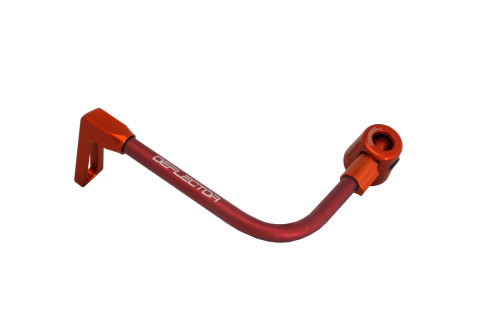 Lever guard ACCOSSATO DE002 with red hose and joint left, aluminium