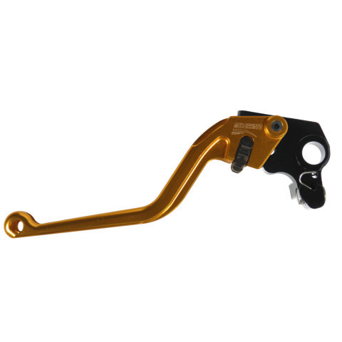 Clutch Lever ACCOSSATO ESC022 fixed CNC machined aluminium, gold