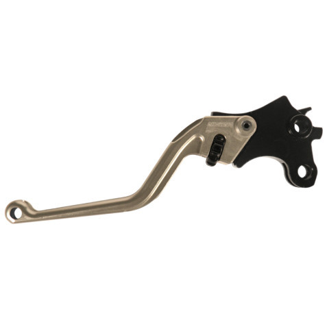 Clutch Lever ACCOSSATO ESC075 fixed CNC machined aluminium, silver