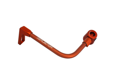 Lever guard ACCOSSATO DE002 with orange hose and joint left, aluminium