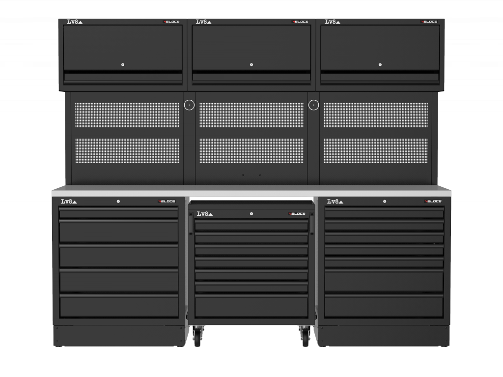 Workbench LV8 EVS24-01X with stainless steel top