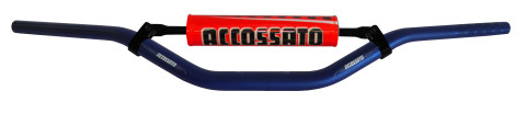 Handlebar ACCOSSATO aluminium, 28.5 mm plavi