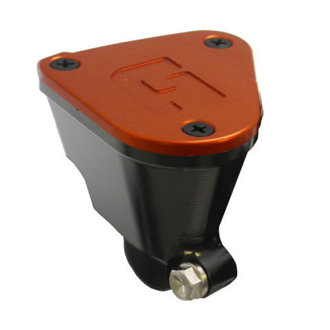 Brake fluid reservoir ACCOSSATO FU160 CNC-machined Orange