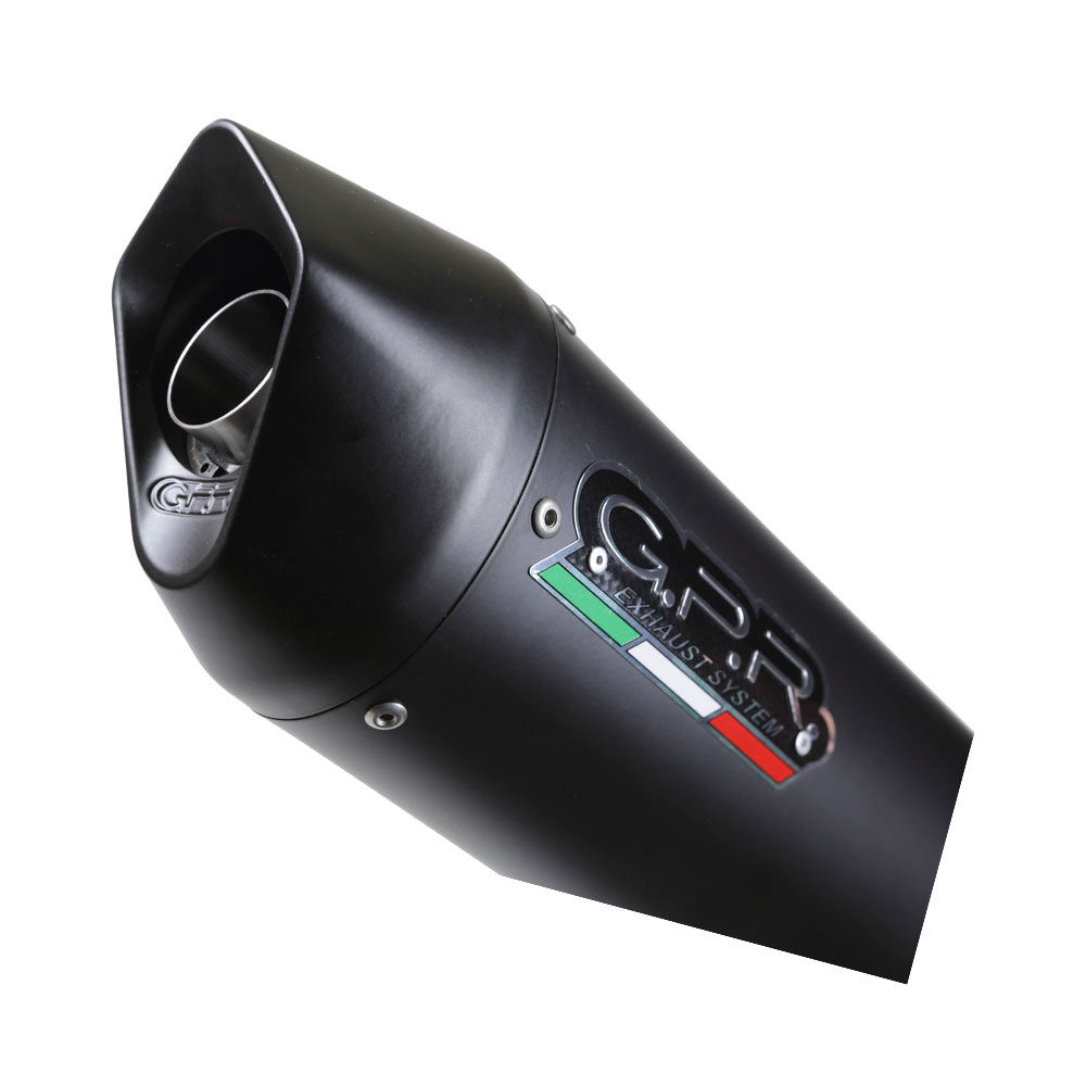 Slip-on exhaust GPR FURORE SC..95.RACE.FUNE Matte Black including link pipe