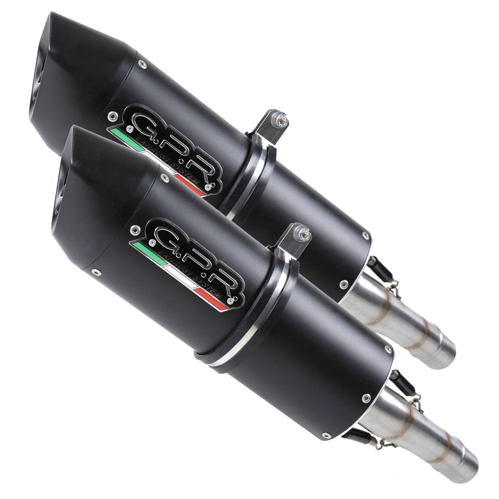 Dual slip-on exhaust GPR FURORE Y.129.FUNE Matte Black