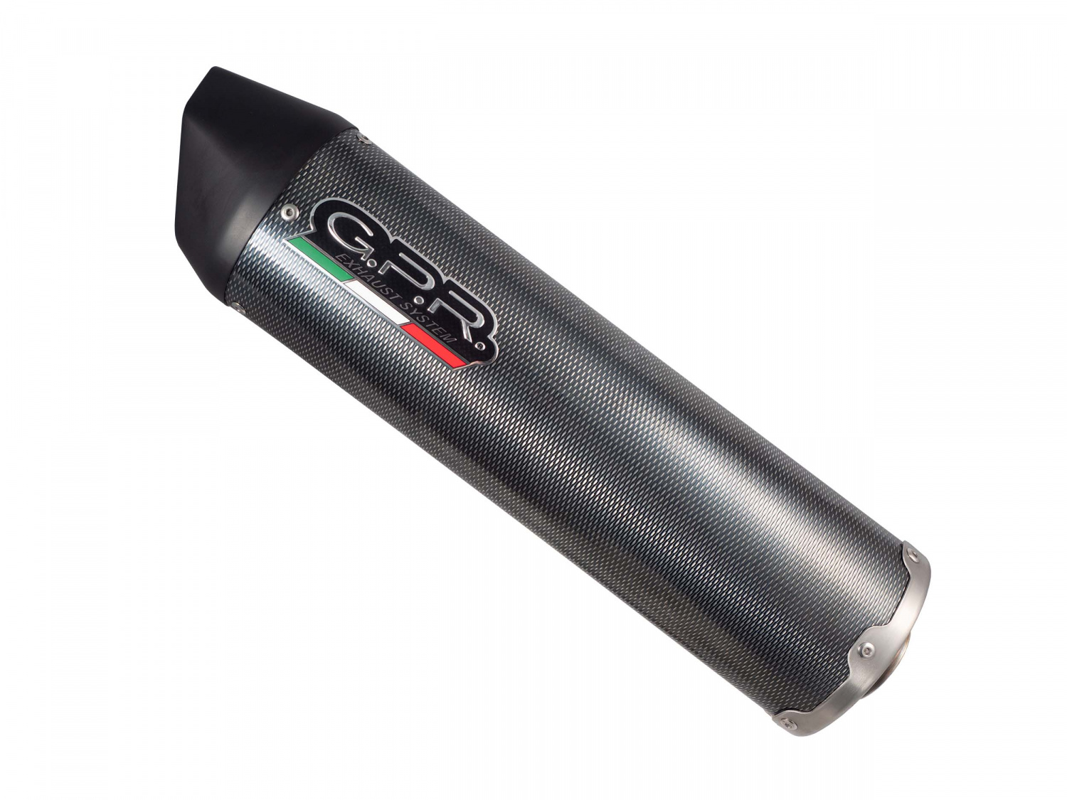 Slip-on exhaust GPR FURORE T.60.FUPO Matte Black including removable db killer and link pipe