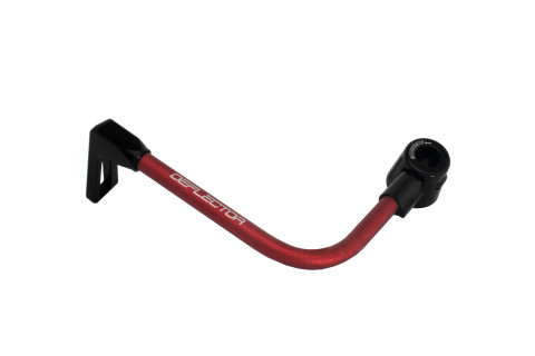 Lever guard ACCOSSATO DE002 with red hose and joint left, aluminium
