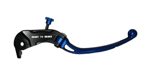 Brake lever folding ACCOSSATO LV030 in aluminium for brake master cylinder Ready To Brake plavi