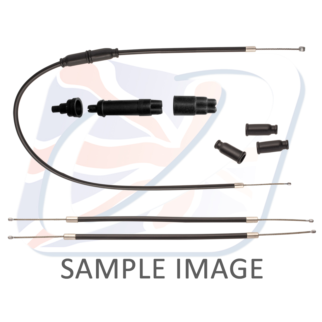 Throttle Cable Venhill H02-4-064-BK featherlight Crni