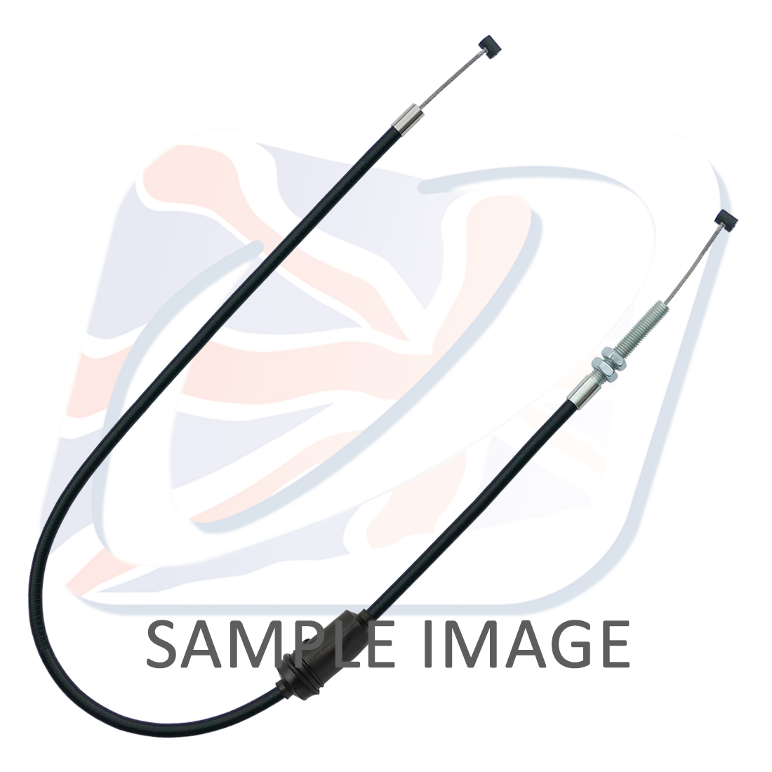 Front brake cable + switch Venhill T01-1-101A-BK Crni
