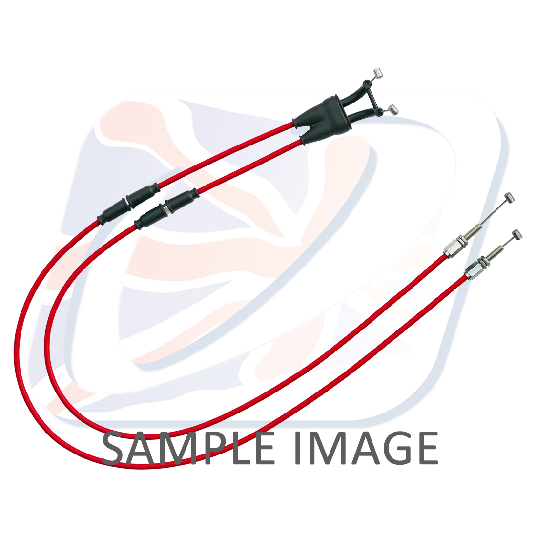 Throttle cables (pair) Venhill S01-4-049-RD featherlight crven