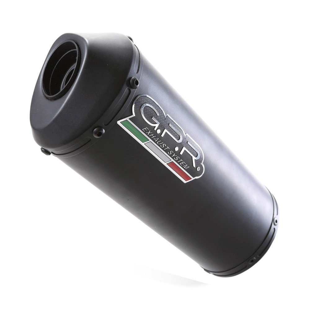 Universal racing silencer GPR GHISA TUNING.RACE.10 Matte Black