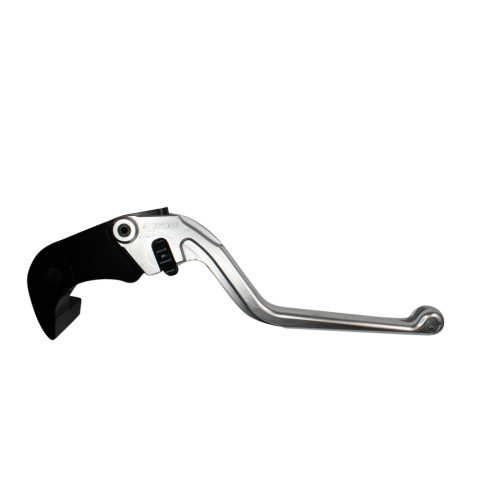Brake lever ACCOSSATO EDF035 fixed CNC-worked aluminium, silver