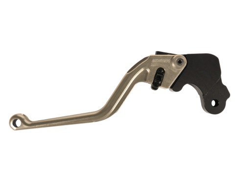 Clutch Lever ACCOSSATO ESC037 fixed CNC-worked aluminium, silver