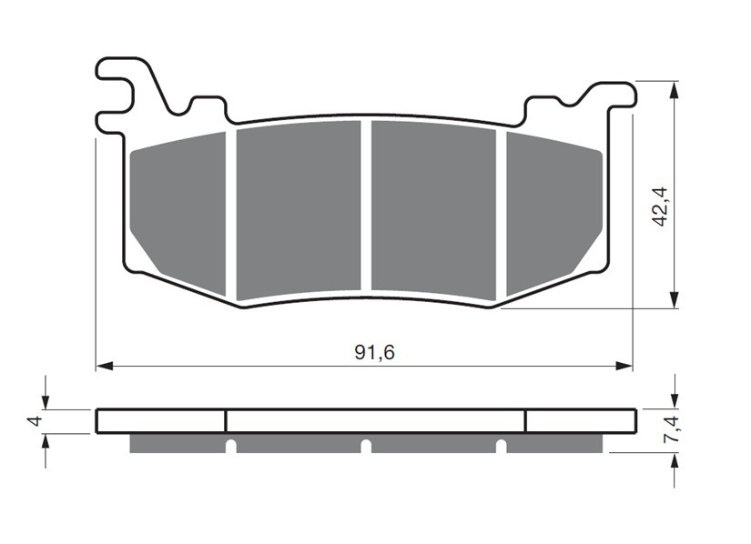 Disk pločice GOLDFREN 451 S33 STREET FRONT