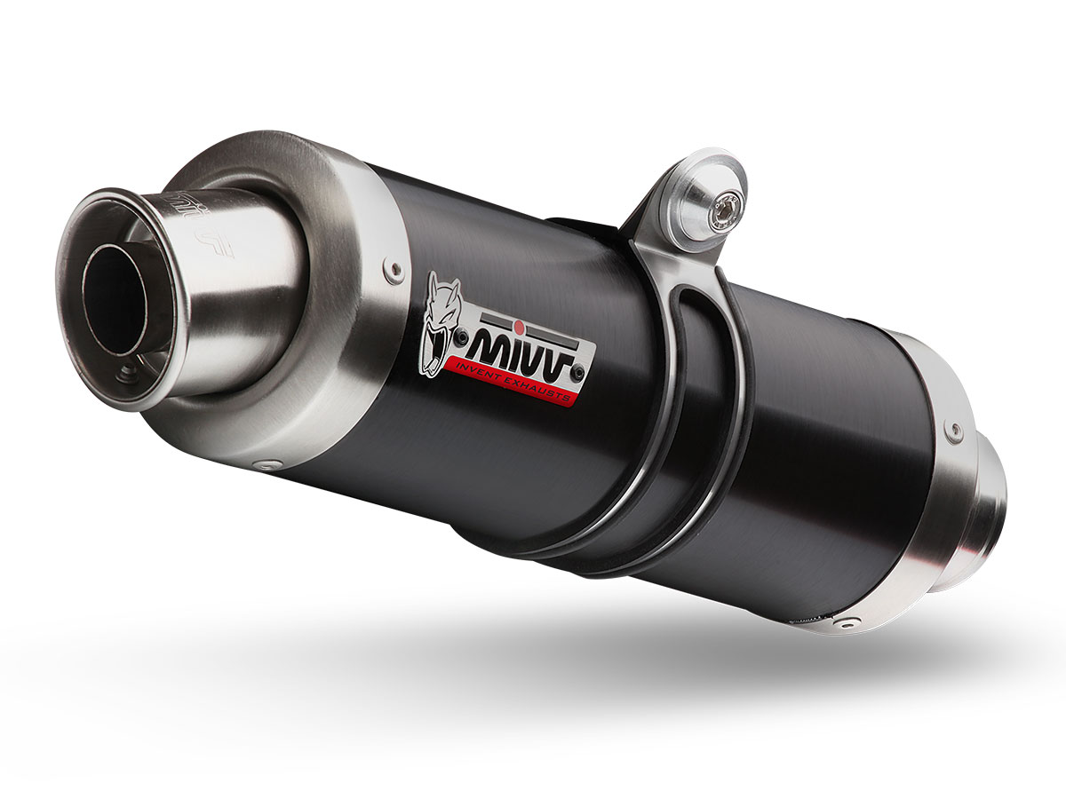 Cijeli ispušni sustav 4x2x1 STORM GP H.072.LXSB Steel black for HONDA CB 650 R 2019-2023, HONDA CBR 650 R 2019-2023