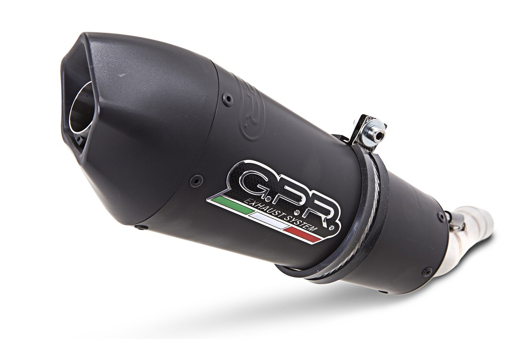 Cijeli ispušni sustav GPR GPE ANN. CO.H.249.CAT.GPAN.BLT Titanium Matte Black including removable db killer and catalyst